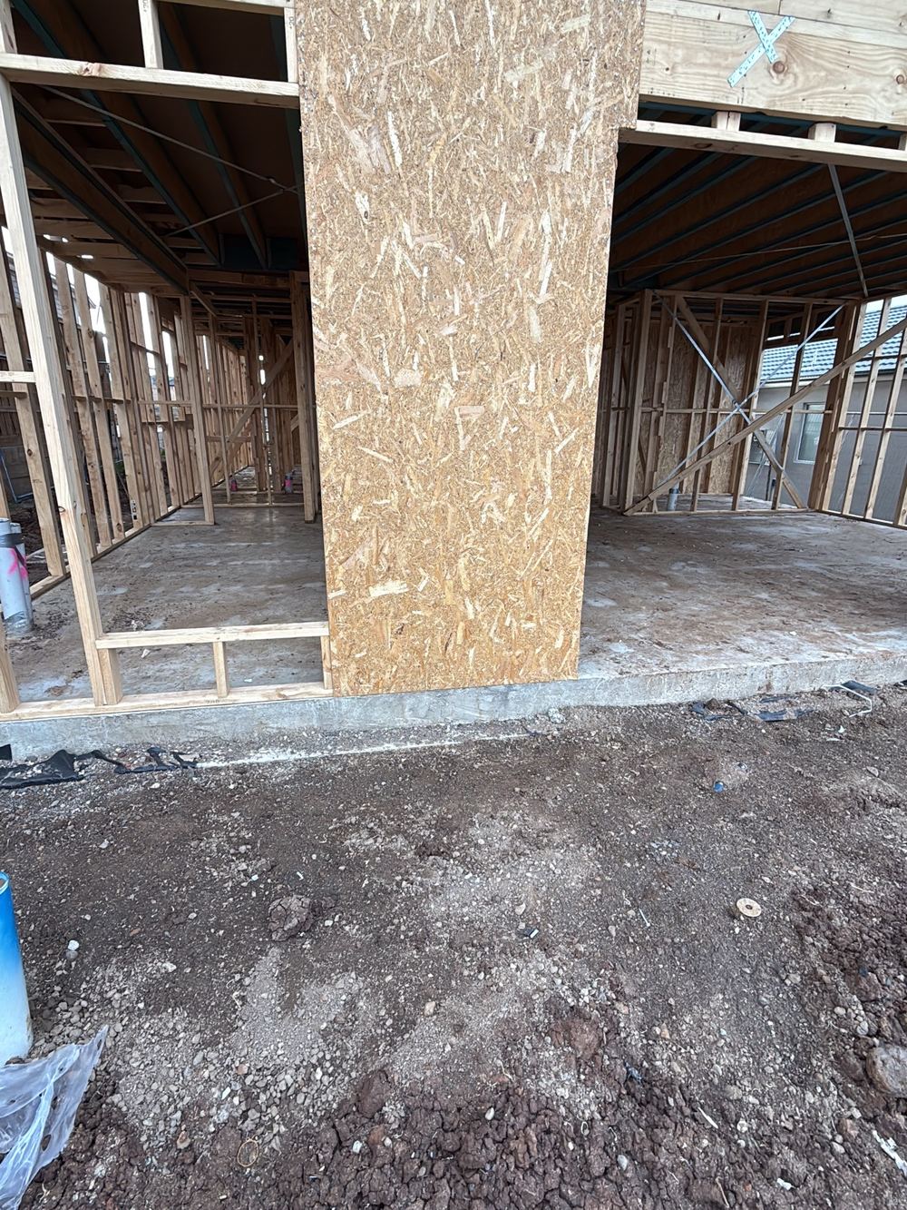 Bracing sheet nails driven closer to the edge than the 15mm minimum, Sunbury