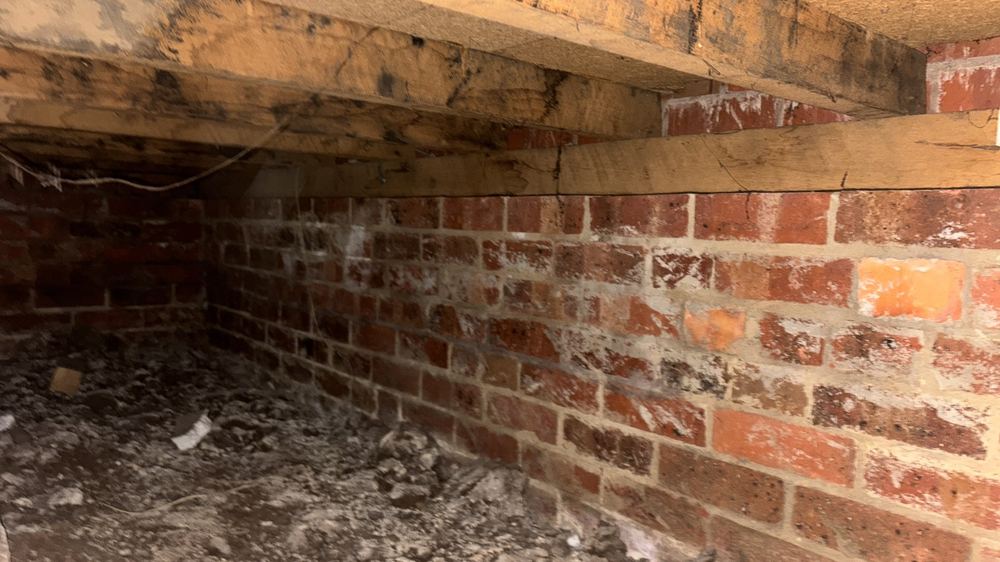 Poorly ventilated subfloor that raises the timber pest risk, found during a building and pest inspection in Westmeadows
